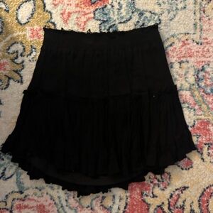Black flowy skirt